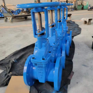 Non-Rising /out side Rising Stem Ductile Iron Wedge gate valve with Rubber Sealed Disc BS5163 DIN3202 F4 F5 Hand Wheel