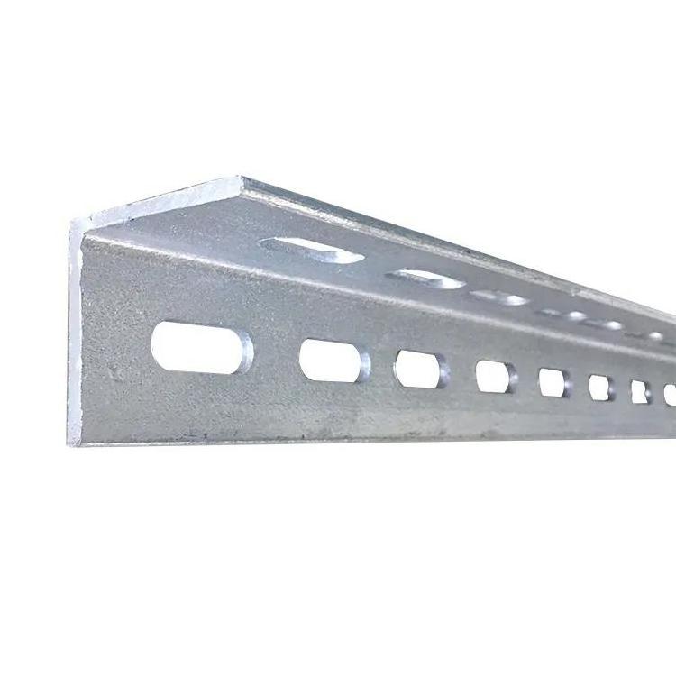 Custom size Carbon Steel angles MS/GI metal angles iron slotted angle bar for sale