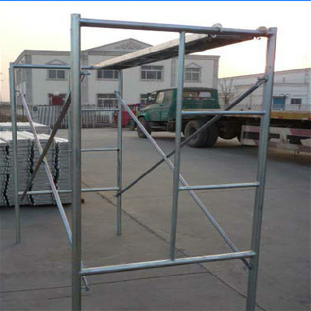 customized size  H Frame Scaffolding  Powder Coating Pipe Scaffold Ladder Frame H Frame Scaffolding easy install