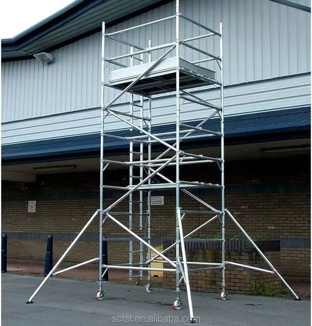 Electric Scaffolding H Ladder frame Building Material Construction Models Scaffolding for Bricklayer