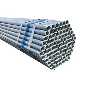 ASTM S275JR Tianjin factory powder coating pipe with groove holes GI galvanized ERW tube  for green house building