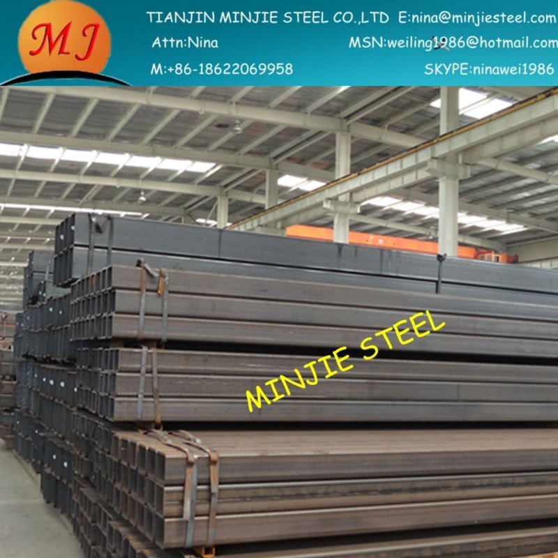 Square Section Tube Rectangular Section Black Iron Steel Pipe In China Square Pipe Hollow Section Square Pipe 32mm 32mm