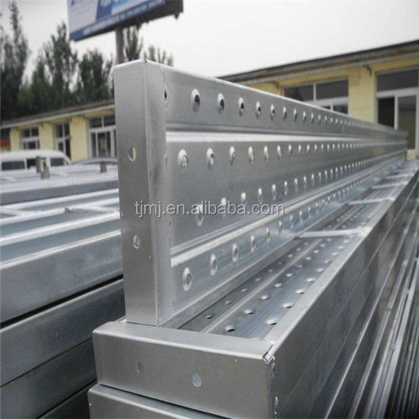 construction for aluminum metal osha scaffold plank High Strength Adjustable Scaffold Plank Q235 Steel Scaffolding Footplate