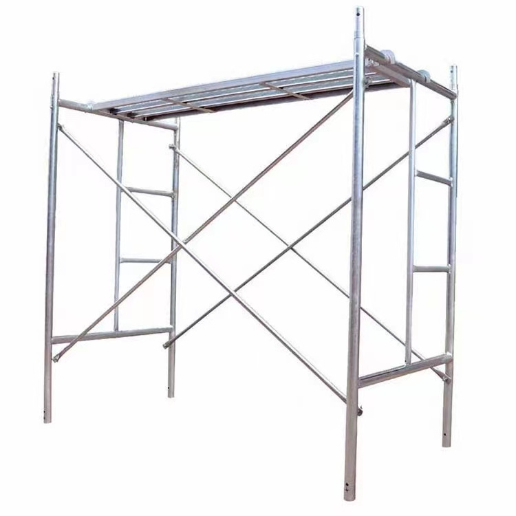 customized size  H Frame Scaffolding  Powder Coating Pipe Scaffold Ladder Frame H Frame Scaffolding easy install