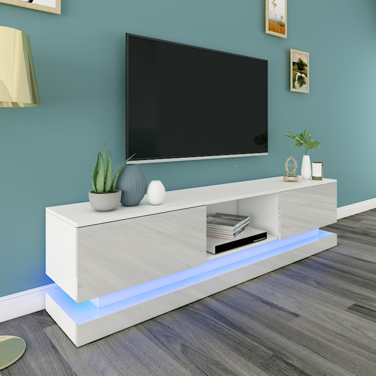 Wholesale unique thin long turkish tv stand tv cabinet with storage led tv corner bench