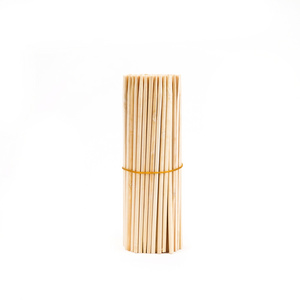 Bana Kite Bamboo Kebab Sticks 5mm 25cm Garden 4" Logo Printed Natural Bamboo Flower Sticks on Vase