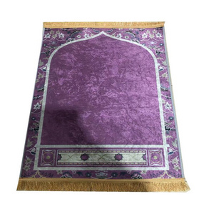 Muslim Prayer Carpets and Rugs Islam Luxury Mosque Prayer Rug Portable Prayer  mat in China