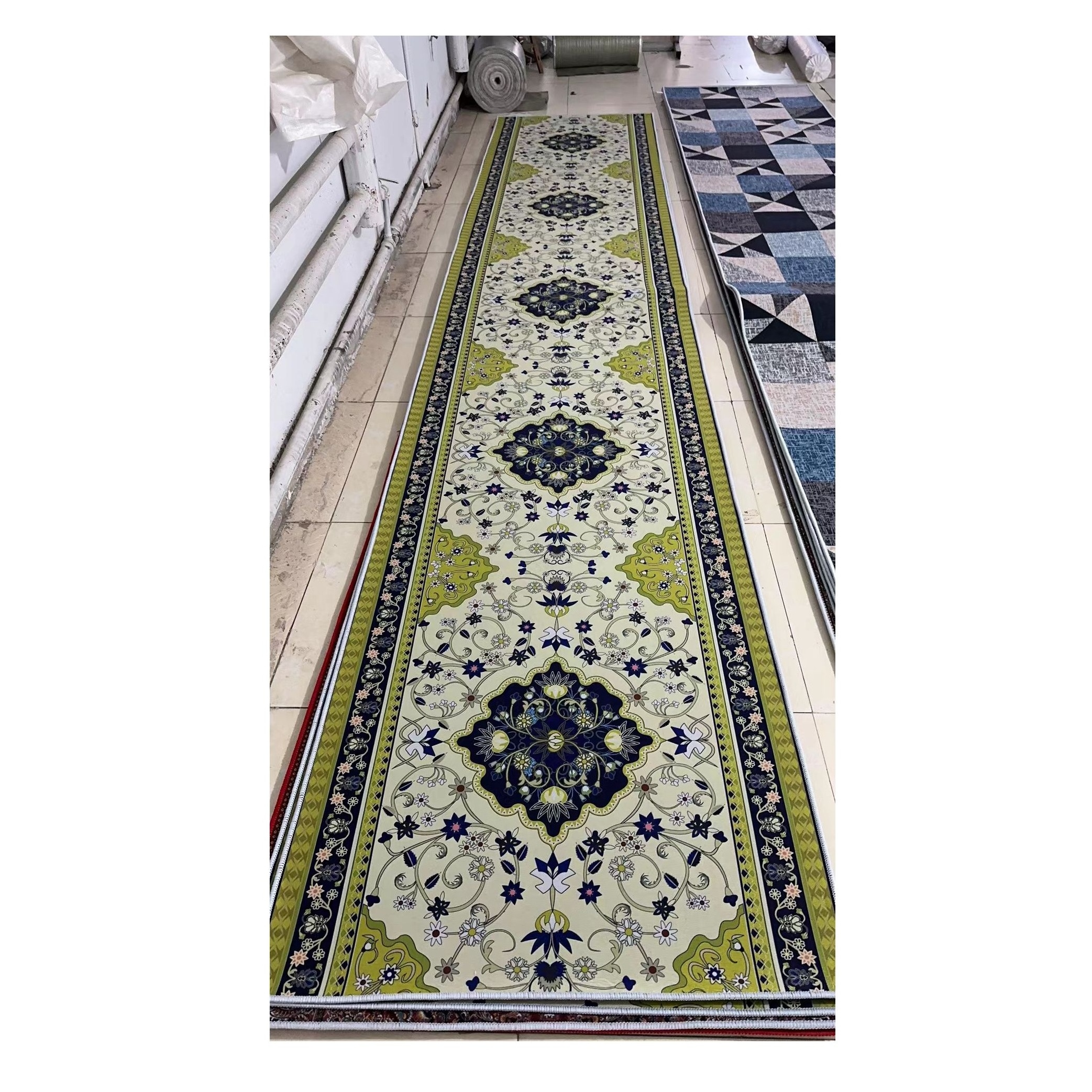 Best Price Anti-Slip Corridor Carpets Factory Direct Polyester Hallway Runners 3D Print Rugs Long Carpets