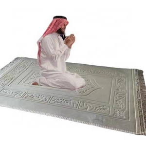 TianJin Mode More Islamic Ramadan thick   Muslim prayer rug luxury carpet  shaggy rug  carpets and rugs praying mat islamic