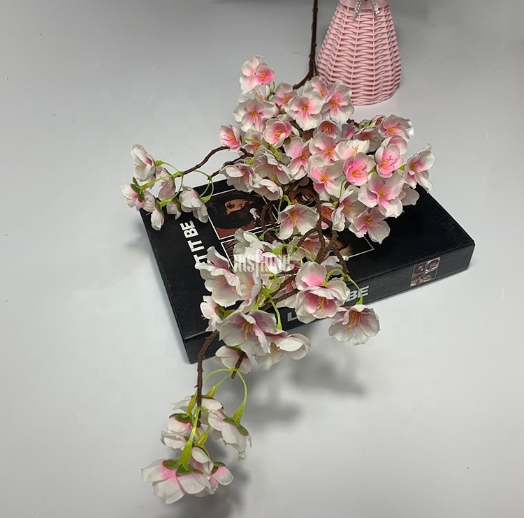 MSFAME High Quality Silk Artificial Flowers DIY Tree Centerpiece Cherry Blossom Centerpiece