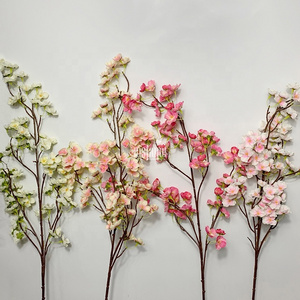 MSFAME High Quality Silk Artificial Flowers DIY Tree Centerpiece Cherry Blossom Centerpiece