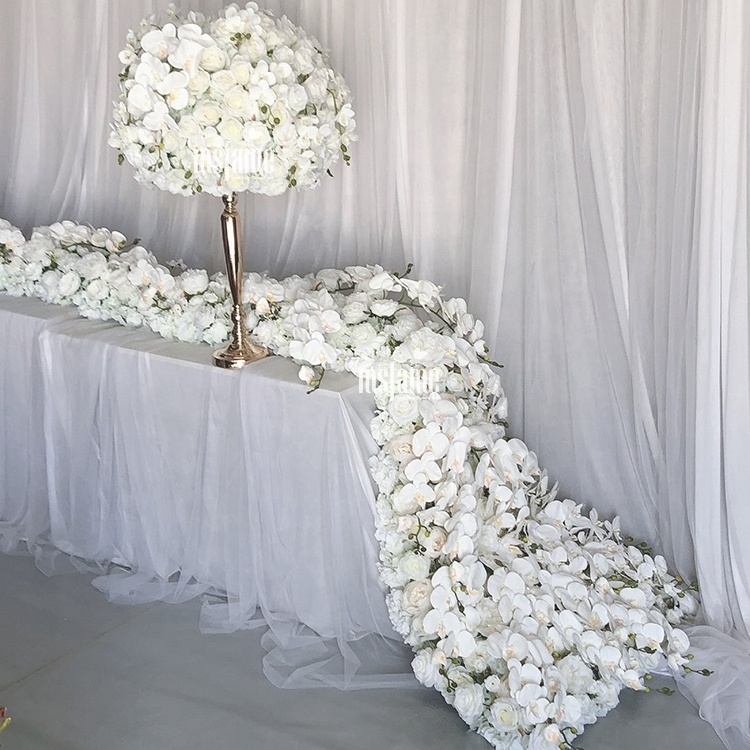 Large wedding design rose orchid real touch flowers arrangements table centerpieces flower ball