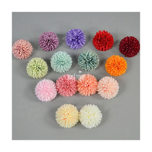 MSFAME Silk Flowers Wedding Dandelions Flower Heads Small Pieces Head Artificial Flowers