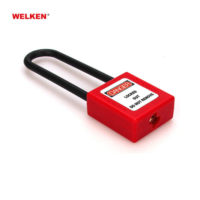 Wholesale 76mm nylon long shackle ABS Safety Lockout Tagout LOTO Insulation Padlock lock out