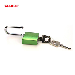 High quality durable 38mm shackle Safety Aluminum Padlock for chemical, automobile industry