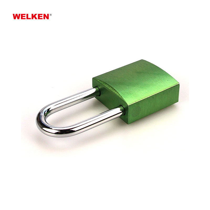 High quality durable 38mm shackle Safety Aluminum Padlock for chemical, automobile industry