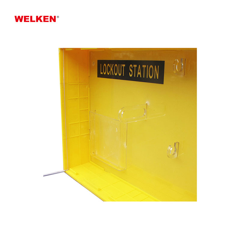 4 safety lockout tagout Padlock Combination Padlock Station with Transparent Cover