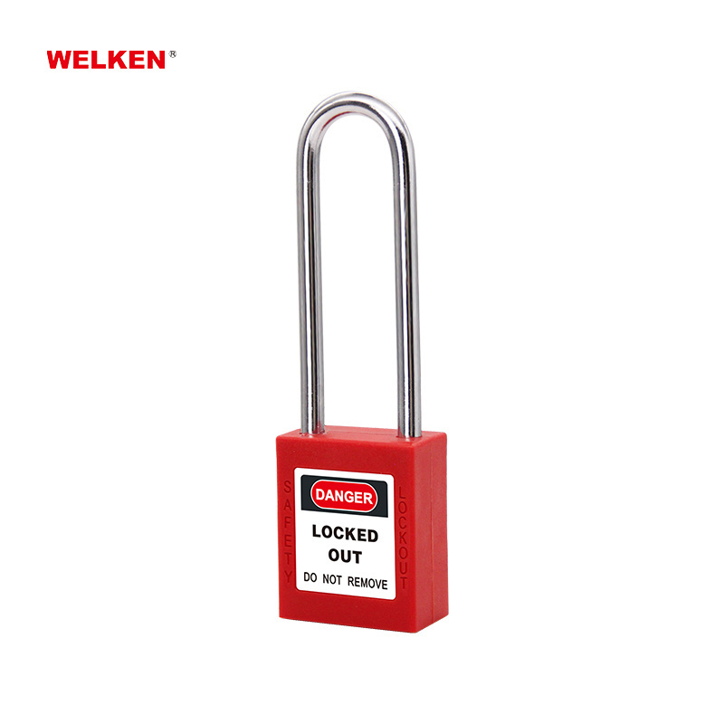 Padlock manufacturing Safety Lockout long shackle 76mm shackle safety padlock padlock lockout