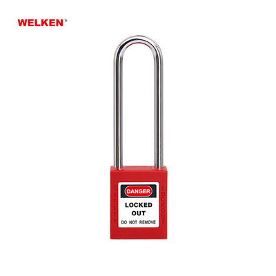 Padlock manufacturing Safety Lockout long shackle 76mm shackle safety padlock padlock lockout