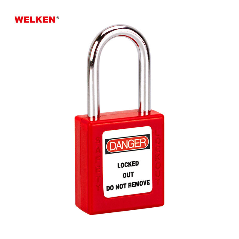 Top sale high quality 38mm shackle ABS plastic safety padlock master & alike