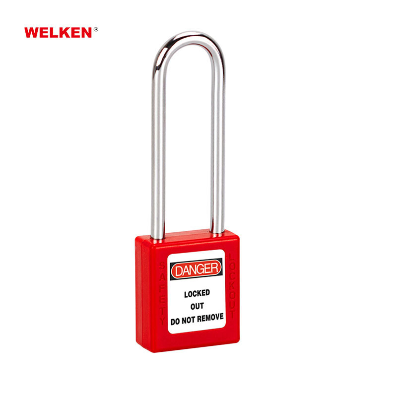 China manufacturer supply hot quality WELKEN abs lockout padlock security padlock key padlock