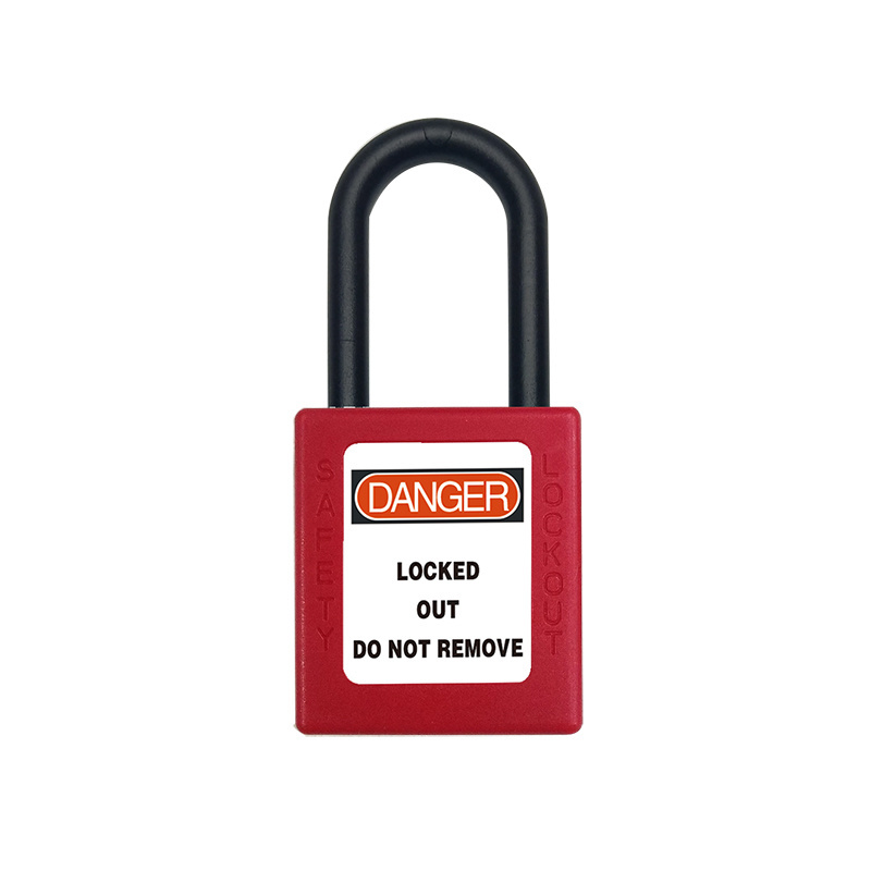 CE ISO Certificate Selling in Europe  Safety Product China Made in Nylon Padlock with key shell