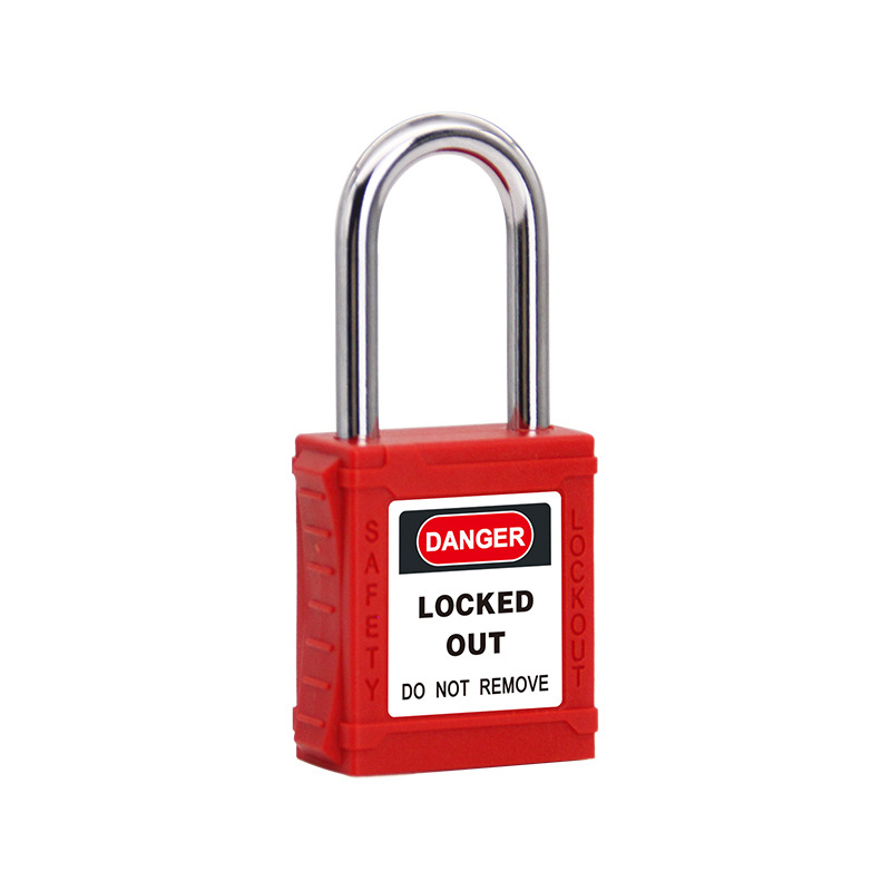 8521BS Nylon Body Lockout Padlock Series Made in China Supplier safety lock engraving security