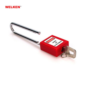 China manufacturer supply hot quality WELKEN abs lockout padlock security padlock key padlock