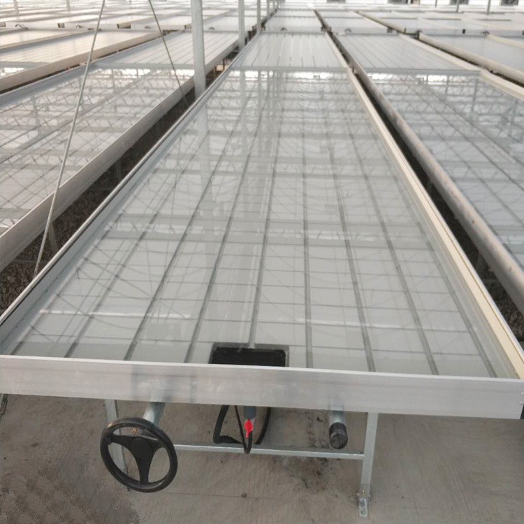 4x25ft 4x30ft 4x40ft multi vertical layers level system New Plastic Seedling tray used greenhouse equipment for sale