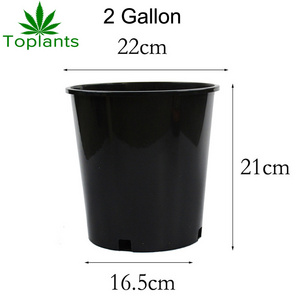 1 2 3 4 5 7 10 15  Gallon Plastic Flower Pots