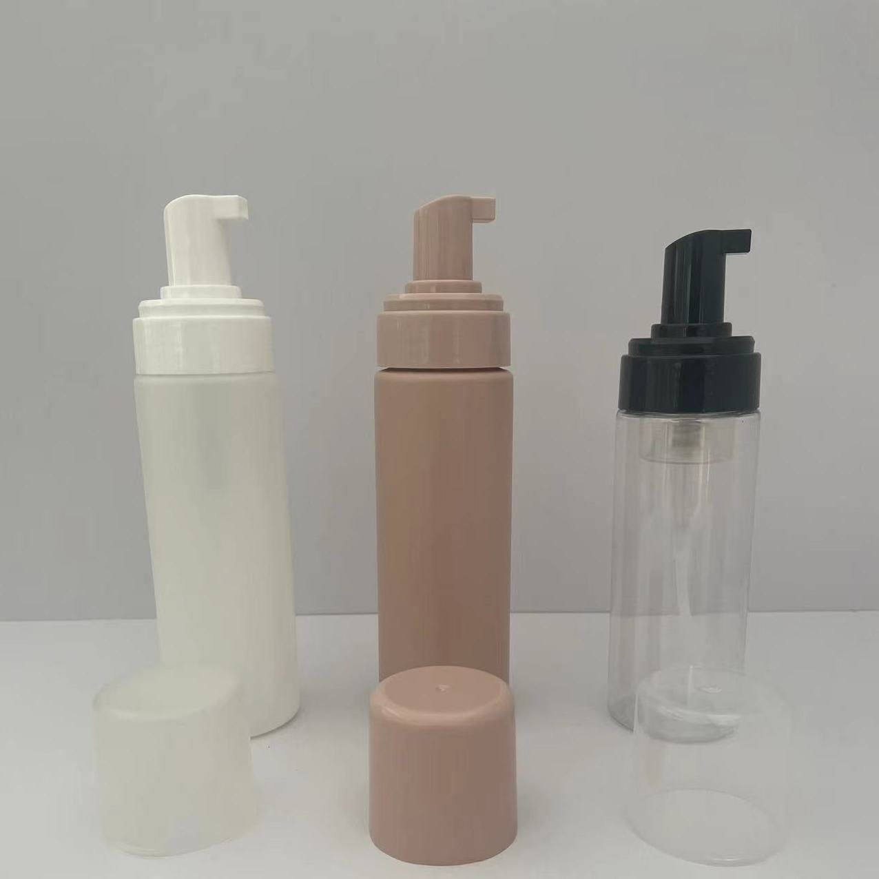 Manufacturer Supply 300ml HDPE/PET foam Pump Foaming Mousse Bottle foam pump bottle