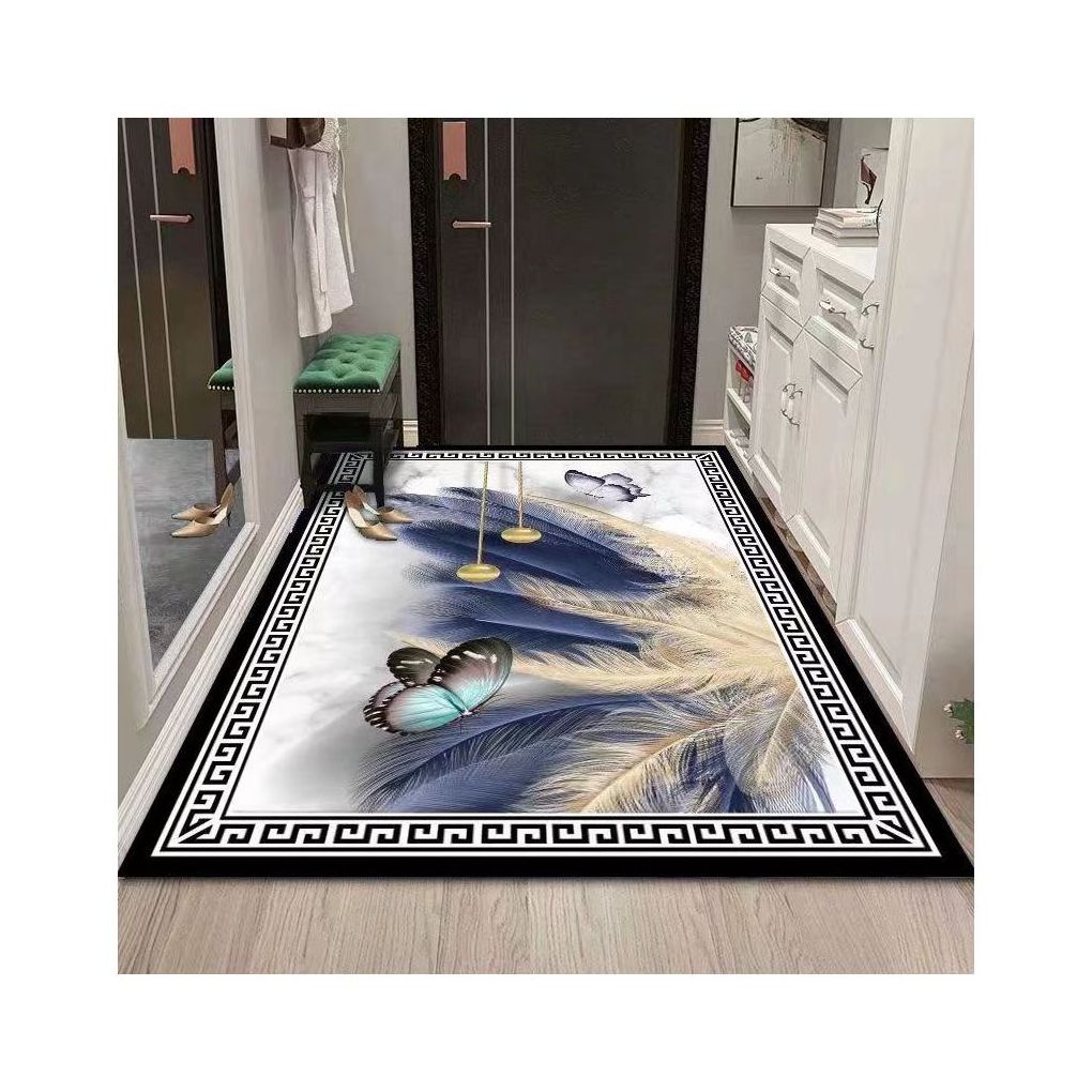 Amazon hot selling corridor carpets and rugs luxury customized door mats for home entrance modern household tapis de salon