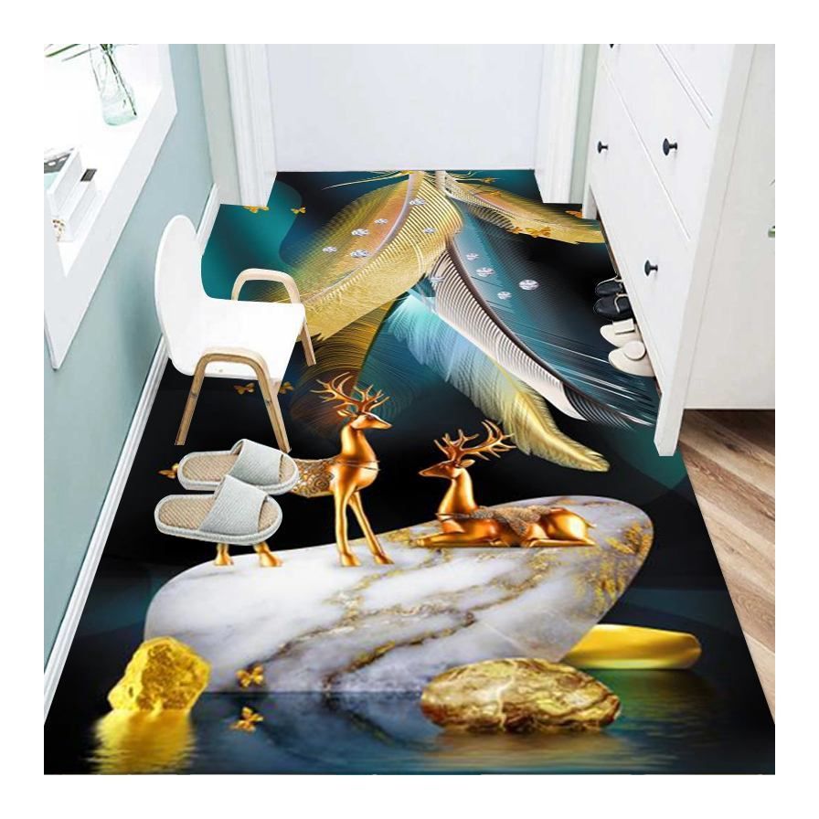 Tianjin 3d carpet low price floor door mat bath non slip rugs living room large Carpet Tatami washable turkish carpet