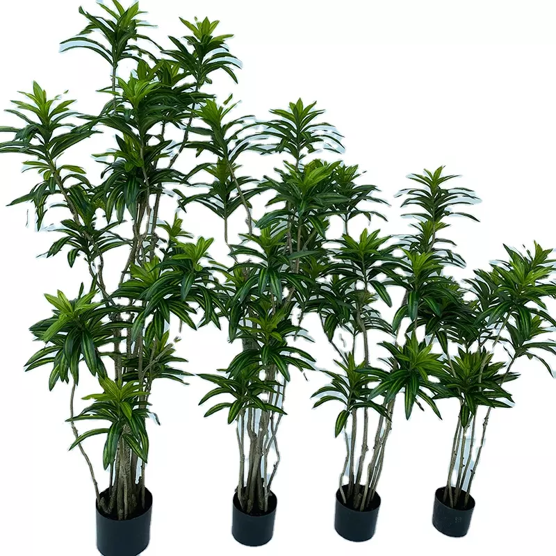 Lily  Bamboo  Artificial  Green  Plant  Landscape  Ornament plant Artificial tree