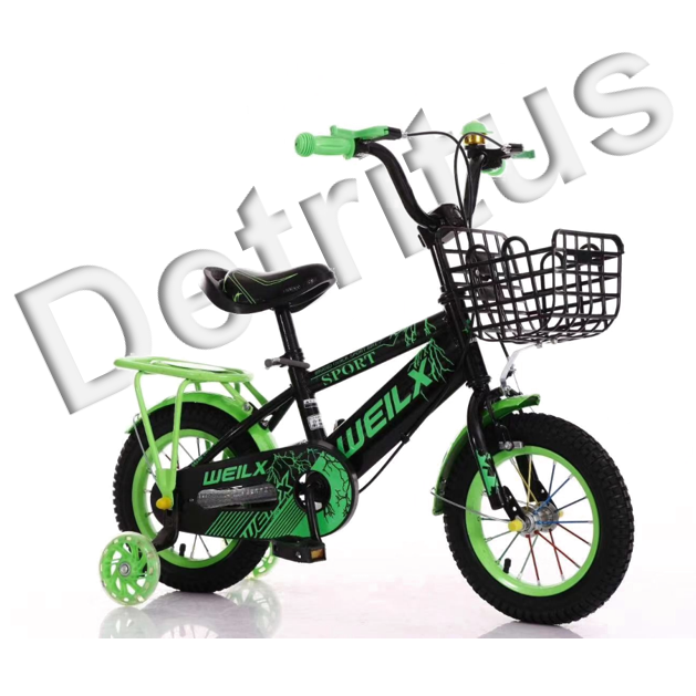 Kids' Sports Style Bike with flash training wheel/water bottle/rear seat Height-adjustable bicycle with Multiple sizes