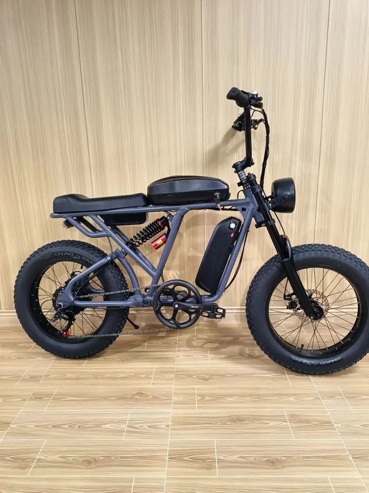 US EU Stock Hot Enduro Ebike Chopper Bicycles Electric Fat Tire Hybrid Bike for Snow Beach Cruiser 15ah 30ah 750W 1000W 20