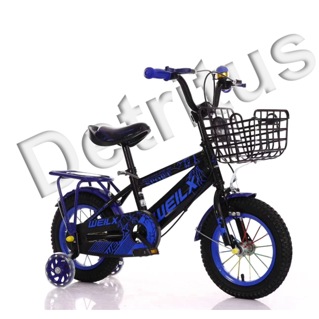 Kids' Sports Style Bike with flash training wheel/water bottle/rear seat Height-adjustable bicycle with Multiple sizes