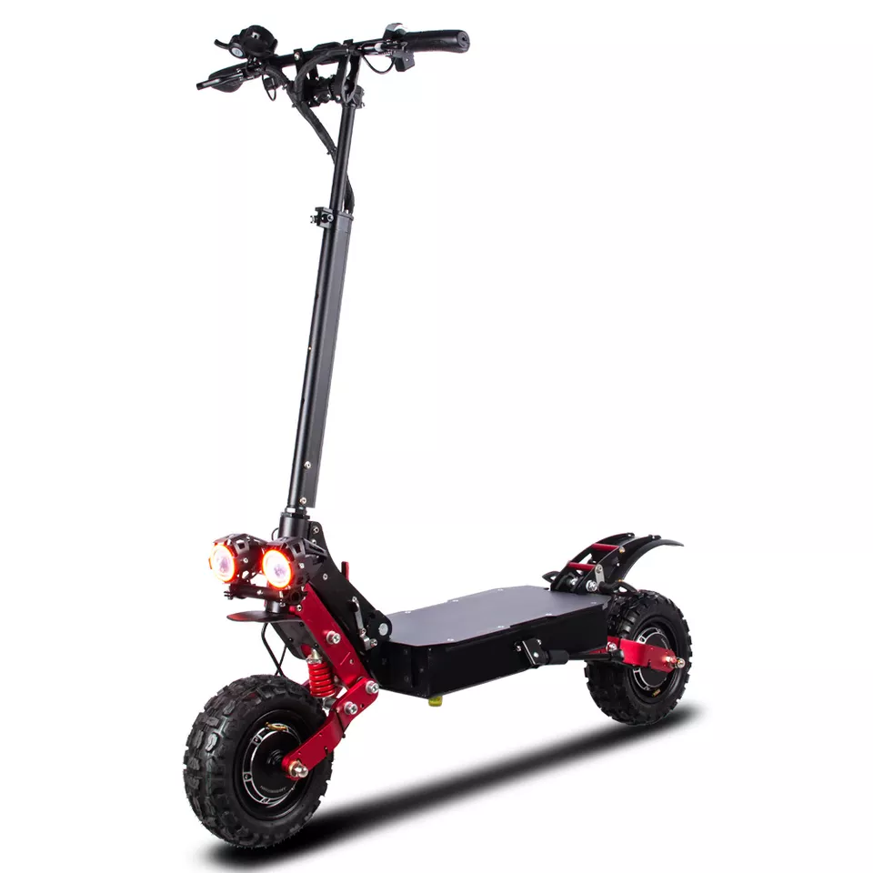 Free shipping Alibaba fastest 85km/h patinetes electricos/ 5600W dual motor electric scooter  for adults