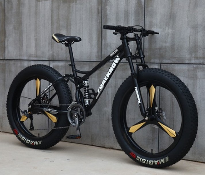 4.0 Carbon Fat Bike For Men/ Full Suspension Mountain Fat Bike Fatbike Alloy Rims/ Popular Fat Tire Bicycle With Good Tyre