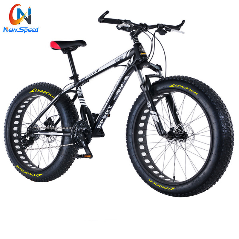 wholesale cheap steel 21speed fat mountain bike Frame snow Bicycle fat lutonix cycle 26 inch bicicleta mountain bikes