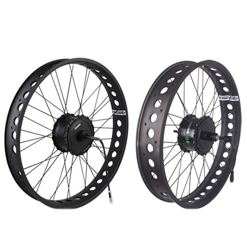 Wholesale 20 26 inch 20x4 24x4 fat tire ebike 500w hub motor electric bike conversion kit