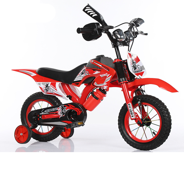 Popular motorcycle design children sports bicycle high quality kids bike baby bicycle