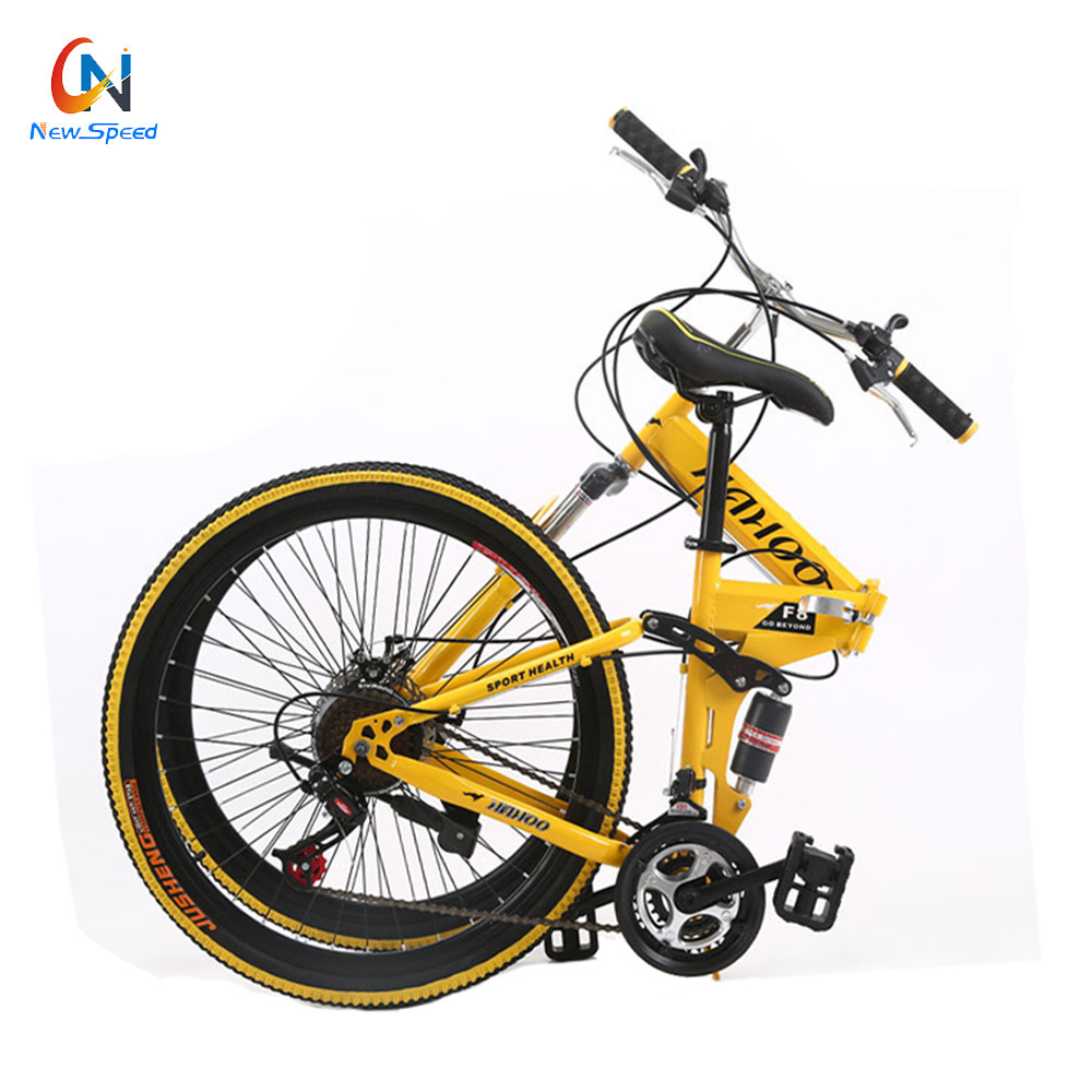 mountainbike folding mountain bike /foldable 26 inch full suspension moutain bike/high quality sepeda gunung lipat mtb supplier