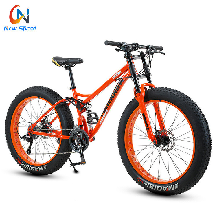 4.0 Carbon Fat Bike For Men/ Full Suspension Mountain Fat Bike Fatbike Alloy Rims/ Popular Fat Tire Bicycle With Good Tyre