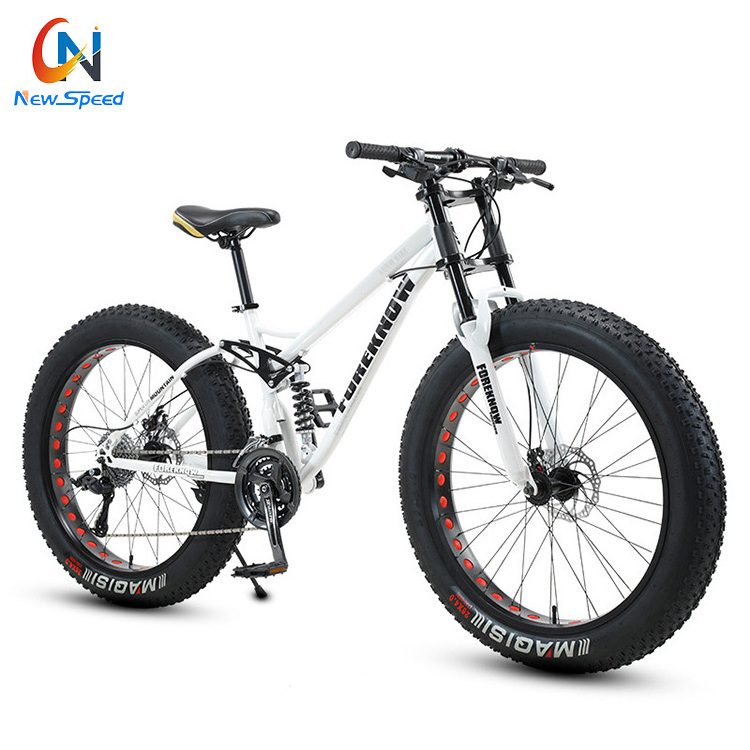 4.0 Carbon Fat Bike For Men/ Full Suspension Mountain Fat Bike Fatbike Alloy Rims/ Popular Fat Tire Bicycle With Good Tyre