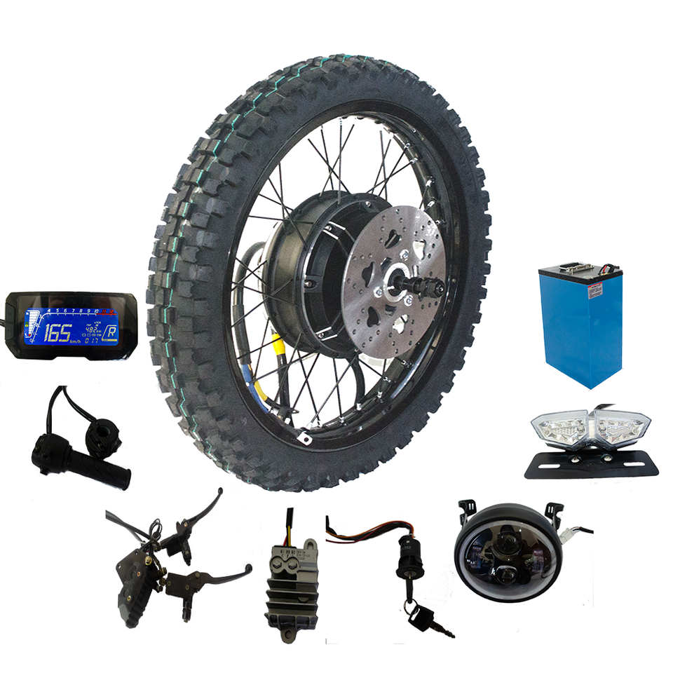 DIY Electric Motorcycle Motor Kit QS V 3 48v1000w - 72v 8000w Electric Bike with Promotion Price