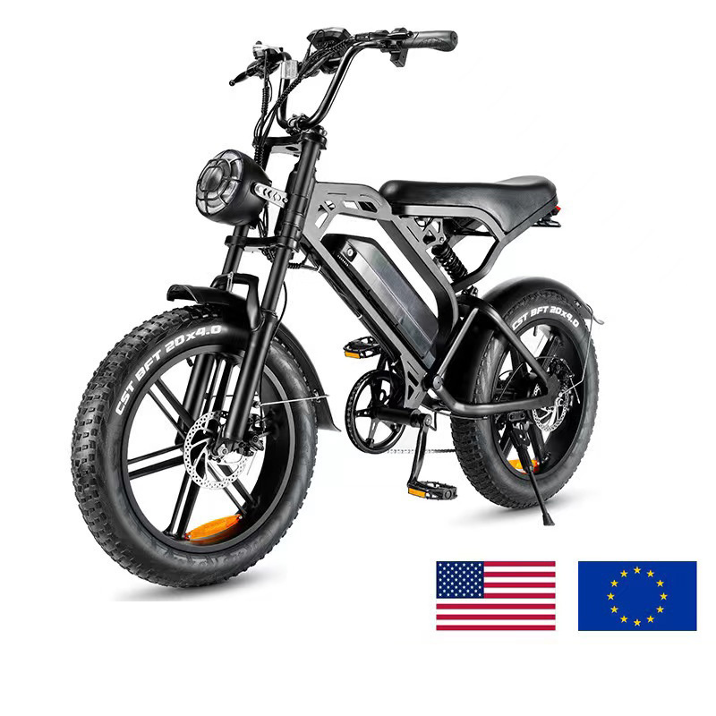 Factory Supply 20inch fat tire ebike 1000w 48v e-bike electric mountain bike for adults