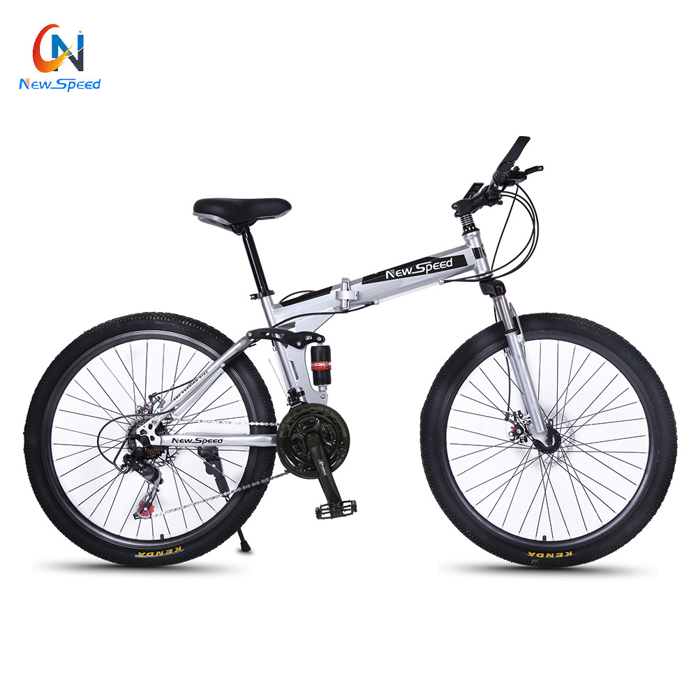 mountainbike folding mountain bike /foldable 26 inch full suspension moutain bike/high quality sepeda gunung lipat mtb supplier