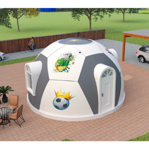 Japan Prefabricated Dome House Price Waterproof PVC Domes Glamping Geodesic Prefab EPS Dome House for Sale