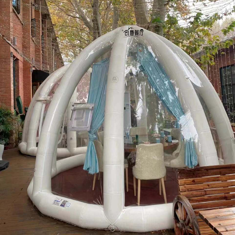 Bubble tent house outdoor clear inflatable bubble camping tent Dome clear NanXiang bubble tent house for camping